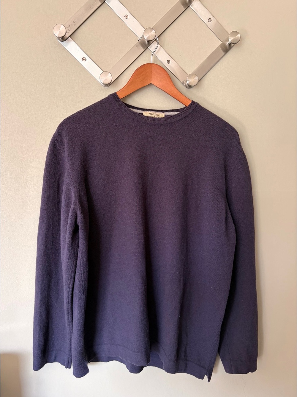 Men's Crewneck Sweater in Dark Brown
